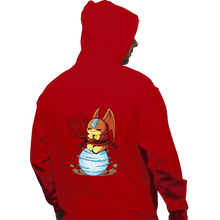 Load image into Gallery viewer, Daily_Deal_Shirts Pullover Hoodies, Unisex / Small / Red Digi Air Bending