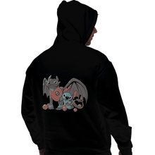 Load image into Gallery viewer, Shirts Pullover Hoodies, Unisex / Small / Black Dragon Cuties
