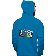 Load image into Gallery viewer, Shirts Pullover Hoodies, Unisex / Small / Sapphire No Kissing