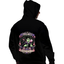 Load image into Gallery viewer, Daily_Deal_Shirts Pullover Hoodies, Unisex / Small / Black Villains Unite Maleficent