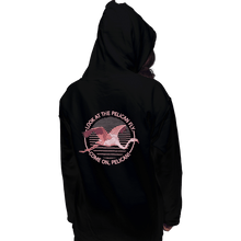 Load image into Gallery viewer, Shirts Pullover Hoodies, Unisex / Small / Black Fly Pelican