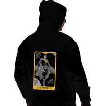 Load image into Gallery viewer, Daily_Deal_Shirts Pullover Hoodies, Unisex / Small / Black JL Tarot - The World
