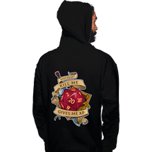 Load image into Gallery viewer, Secret_Shirts Pullover Hoodies, Unisex / Small / Black What Doesn't Kill Me