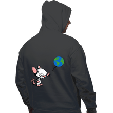 Load image into Gallery viewer, Daily_Deal_Shirts Pullover Hoodies, Unisex / Small / Charcoal Mouse With World