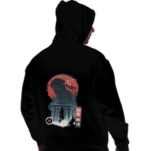 Load image into Gallery viewer, Shirts Zippered Hoodies, Unisex / Small / Black Samurai Warrior