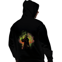 Load image into Gallery viewer, Shirts Pullover Hoodies, Unisex / Small / Black Horned King Art