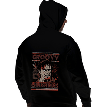 Load image into Gallery viewer, Daily_Deal_Shirts Pullover Hoodies, Unisex / Small / Black Groovy Christmas