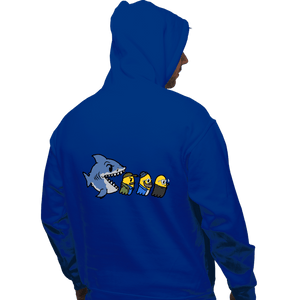 Daily_Deal_Shirts Pullover Hoodies, Unisex / Small / Royal Blue Jawsman
