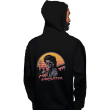 Load image into Gallery viewer, Shirts Pullover Hoodies, Unisex / Small / Black The Babysitter