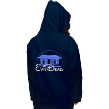 Load image into Gallery viewer, Daily_Deal_Shirts Pullover Hoodies, Unisex / Small / Navy Evil Cabin
