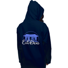 Load image into Gallery viewer, Daily_Deal_Shirts Pullover Hoodies, Unisex / Small / Navy Evil Cabin