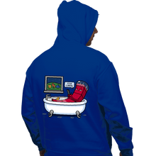 Load image into Gallery viewer, Daily_Deal_Shirts Pullover Hoodies, Unisex / Small / Royal Blue Piece On The Way
