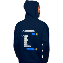 Load image into Gallery viewer, Secret_Shirts Pullover Hoodies, Unisex / Small / Navy Fairy Texts