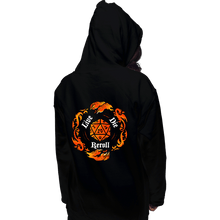 Load image into Gallery viewer, Daily_Deal_Shirts Pullover Hoodies, Unisex / Small / Black Reroll The Dice