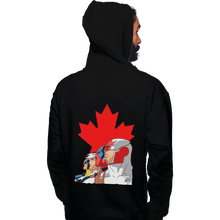 Load image into Gallery viewer, Shirts Zippered Hoodies, Unisex / Small / Black Captain Canuck And Team Canada