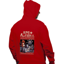 Load image into Gallery viewer, Daily_Deal_Shirts Pullover Hoodies, Unisex / Small / Red RPG & Chill