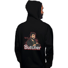 Load image into Gallery viewer, Shirts Pullover Hoodies, Unisex / Small / Black Butcher
