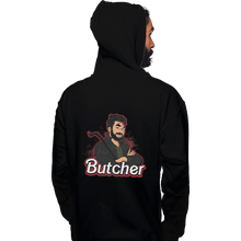 Load image into Gallery viewer, Shirts Pullover Hoodies, Unisex / Small / Black Butcher