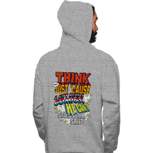 Load image into Gallery viewer, Daily_Deal_Shirts Pullover Hoodies, Unisex / Small / Sports Grey Just Cause A Guy Reads Comics