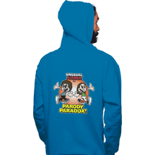 Load image into Gallery viewer, Shirts Zippered Hoodies, Unisex / Small / Royal blue Parody Paradox!