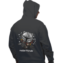 Load image into Gallery viewer, Shirts Zippered Hoodies, Unisex / Small / Dark Heather Hello Mando