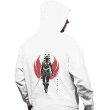 Load image into Gallery viewer, Shirts Pullover Hoodies, Unisex / Small / White Fulcrum Sumi-E