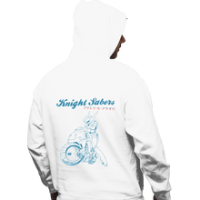 Load image into Gallery viewer, Shirts Zippered Hoodies, Unisex / Small / White Knight Sabers