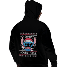 Load image into Gallery viewer, Shirts Pullover Hoodies, Unisex / Small / Black Ohana Christmas