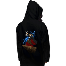 Load image into Gallery viewer, Daily_Deal_Shirts Pullover Hoodies, Unisex / Small / Black The Rabbit King