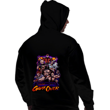 Load image into Gallery viewer, Daily_Deal_Shirts Pullover Hoodies, Unisex / Small / Black Fighting Game Over