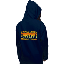 Load image into Gallery viewer, Daily_Deal_Shirts Pullover Hoodies, Unisex / Small / Navy Middle Earth Hiking Club