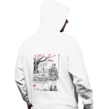 Load image into Gallery viewer, Shirts Pullover Hoodies, Unisex / Small / White A Link To The Sumi-e
