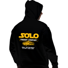 Load image into Gallery viewer, Daily_Deal_Shirts Pullover Hoodies, Unisex / Small / Black Solo Freight Co.
