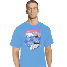 Load image into Gallery viewer, Shirts T-Shirts, Tall / Large / Royal blue Greetings From Vice City