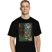 Load image into Gallery viewer, Daily_Deal_Shirts T-Shirts, Tall / Large / Black Galactic Empire In A Forest