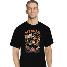 Load image into Gallery viewer, Daily_Deal_Shirts T-Shirts, Tall / Large / Black Ninja Starter Pack