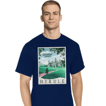 Load image into Gallery viewer, Shirts T-Shirts, Tall / Large / Navy Visit Hyrule