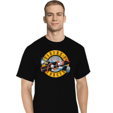 Load image into Gallery viewer, Daily_Deal_Shirts T-Shirts, Tall / Large / Black Sabers N Forces