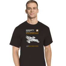 Load image into Gallery viewer, Shirts T-Shirts, Tall / Large / Black Serenity Service And Repair Manual