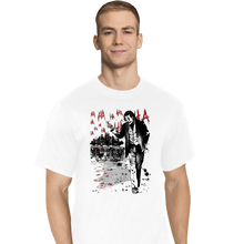 Load image into Gallery viewer, Daily_Deal_Shirts T-Shirts, Tall / Large / White Lone Comedian And Cubs