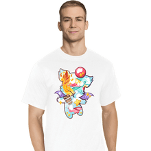 Load image into Gallery viewer, Shirts T-Shirts, Tall / Large / White Magical Silhouettes - Moogle