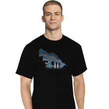 Load image into Gallery viewer, Shirts T-Shirts, Tall / Large / Black Lyanna's Feather