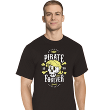 Load image into Gallery viewer, Shirts T-Shirts, Tall / Large / Black Pirate Forever