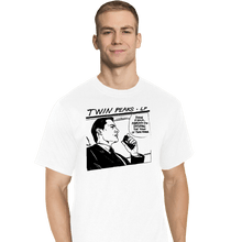 Load image into Gallery viewer, Secret_Shirts T-Shirts, Tall / Large / White The Twin Peaks LP