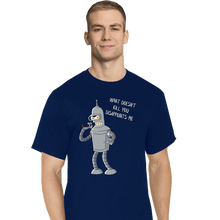 Load image into Gallery viewer, Shirts T-Shirts, Tall / Large / Navy Disappointed