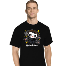 Load image into Gallery viewer, Shirts T-Shirts, Tall / Large / Black Hello Peter