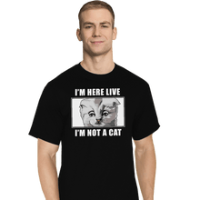 Load image into Gallery viewer, Shirts T-Shirts, Tall / Large / Black Zoom Cat
