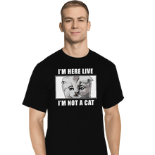 Load image into Gallery viewer, Shirts T-Shirts, Tall / Large / Black Zoom Cat