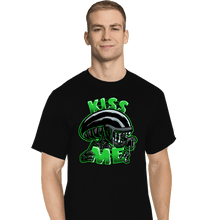 Load image into Gallery viewer, Daily_Deal_Shirts T-Shirts, Tall / Large / Black Kiss Me