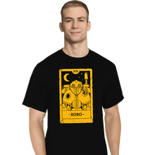 Load image into Gallery viewer, Shirts T-Shirts, Tall / Large / Black Robo Tarot Card